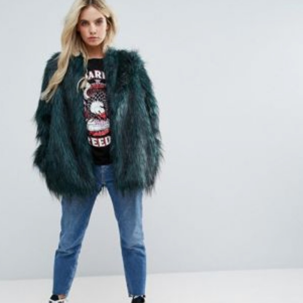 Faux Fur oversized jacket
